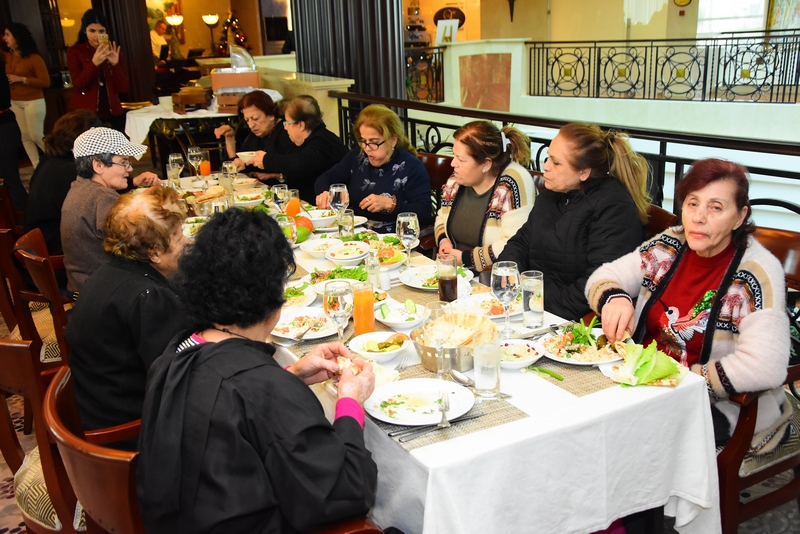 Hilton Beirut Metropolitan Palace's Christmas lunch for the elderly people